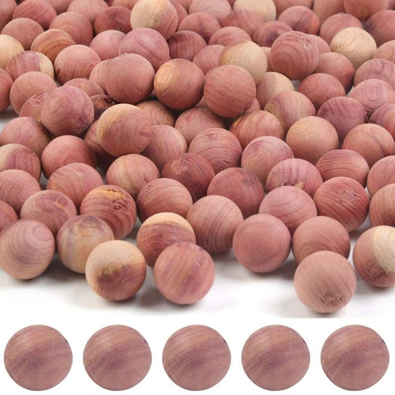 FOCCTS 150 Pcs Cedar Blocks for Clothes Storage, Aromatic Cedar Balls for Closets and Drawers, Scented Cedar Wood for Clothes - Image 1